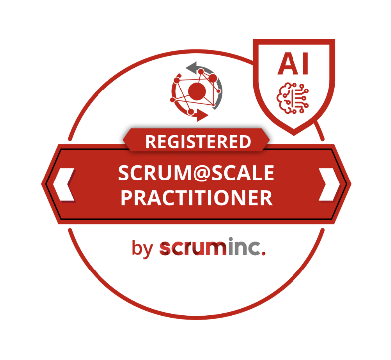 Registered Scrum@Scale Practitioner con inteligencia artificial, Scrum Inc.